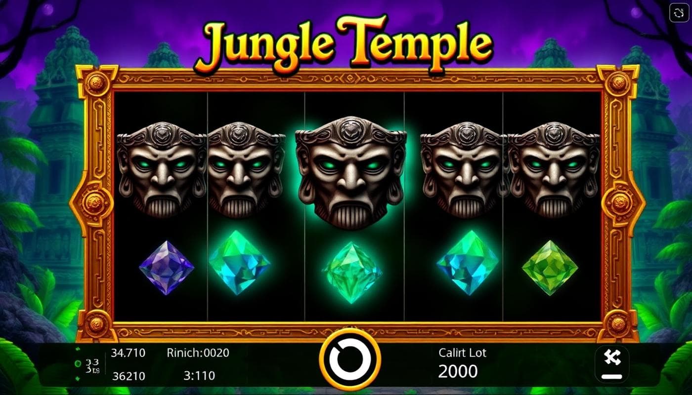 Jungle Temple slot machine screenshot